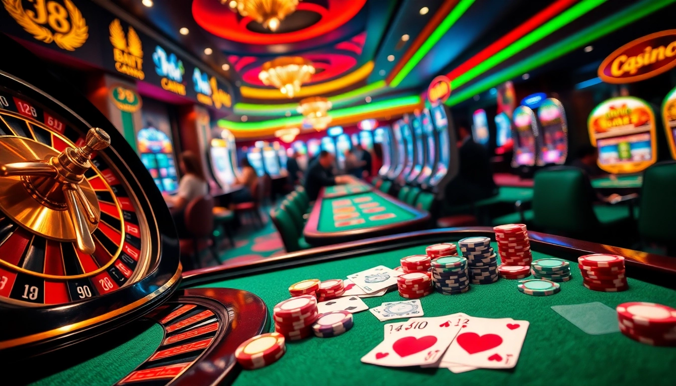Experience the thrill of J88 đăng nhập with vibrant poker gameplay and roulette excitement.