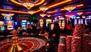 Experience the thrilling action at RR88 link casino table with exciting games and vibrant chips.