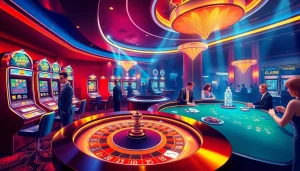 Experience the thrill of winning at 123B casino with vibrant tables and classic games.