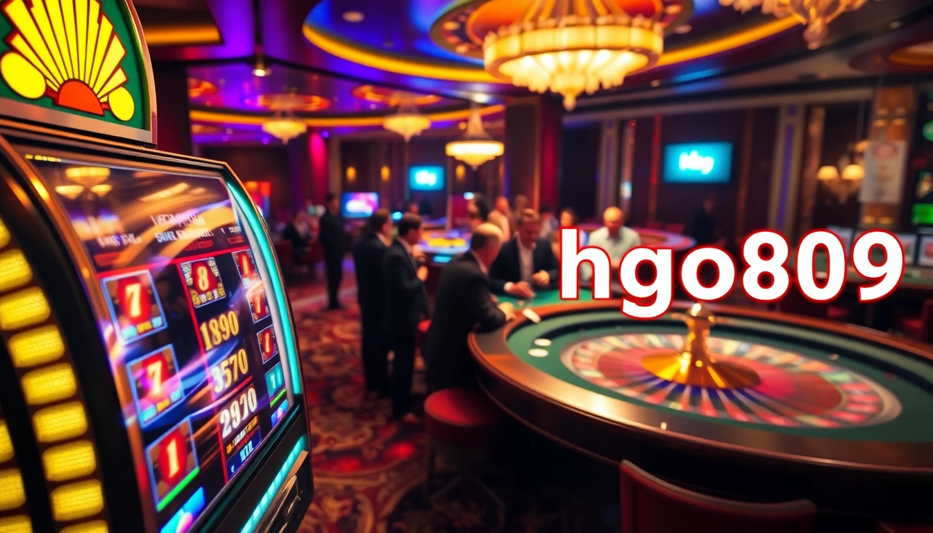 Experience the excitement of hgo909 with thrilling slot machines and vibrant casino games.
