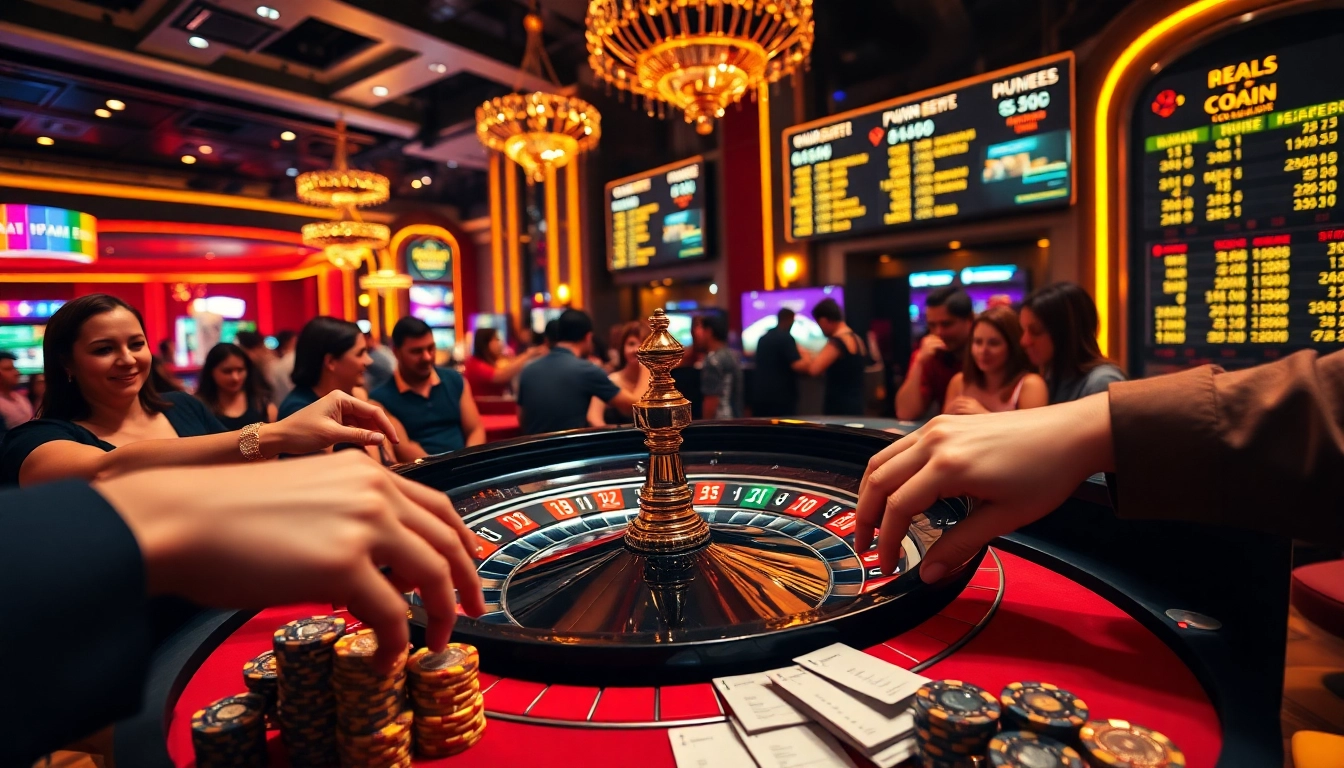 Engage in dynamic 18+ ai chat while placing bets at the roulette table in a dazzling casino environment.